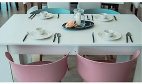 Kondela Jedálenský stôl, biela, 160x90 cm, TOMY NEW
