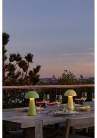 Žltá LED stolová lampa na diaľkové ovládanie (výška 28 cm) Sam – Sirius