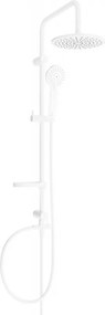 Mexen - X40 sprchový set s hornou hlavicou 22 cm, biela, 798404091-20