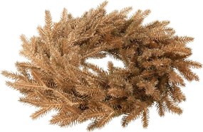 Bronzový vianočný smrekový veniec L - Ø 50*12 cm