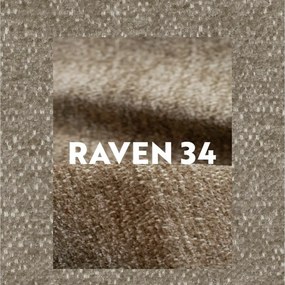 Jedálenská stolička LAGOS D RAVEN, orech/tmavobéžová
