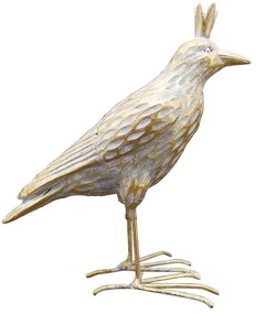 Záhradná figúrka z polyresinu Jude, sada 2ks, 11,5 cm, zlatá