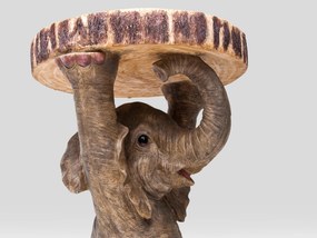 Animal príručný stolík slon sivý Ø35 cm