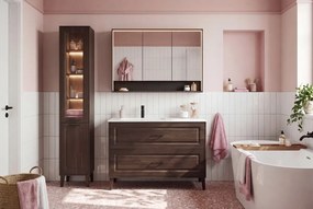 Koupelnová skříňka Dorothy Go2 se zápustným umyvadlem 120 cm dub ristretto