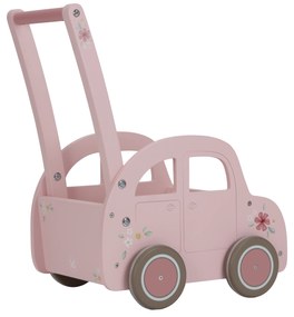 Auto vozík drevené Pink