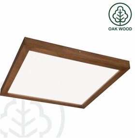 Brilagi-LED Stmievateľné svietidlo WOODY FRAME LED/50W/230V dub 60x60 cm IP44 + DO