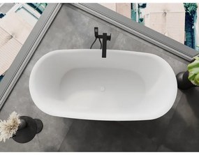 Mexen Siena, voľne stojaca vaňa z konglomerátu 170 x 80 cm, biela matná, 57291708000