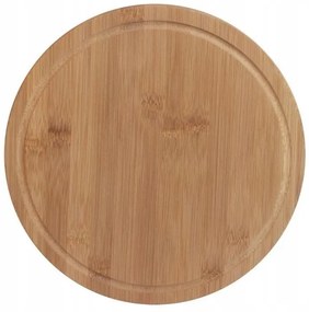 Erga Erga, bambusová doska na krájanie 280x280x10 mm, hnedá, Erga-07877