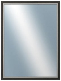 DANTIK - Zrkadlo v rámu, rozmer s rámom 60x80 cm z lišty TAIGA čierna (3108)