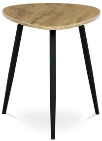 Autronic BONTEC Odkladací stolík 60x40cm, mdf, dub, AF-3011 OAK Farba: Biela