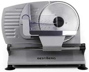 Elektrický krájač BestBerg BBS-400 / 200 W / šedá