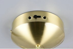 LED závesné svietidlo so stmievačom v mosadznej farbe Melita – Trio