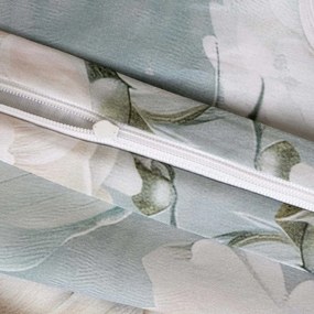 SATÉNOVÉ OBLIEČKY LUXURY HAVIN 160X200 CM, 2KS 70X80 CM KVETY