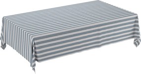 Obrus na stôl obdĺžnikový farba produktu modrá látka zapletaná, vzorované