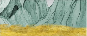 Obraz - Smaragdové hory N⁰1 (120x50 cm)