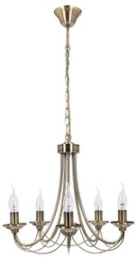 Luster na reťazi MUZA 5xE14/40W/230V