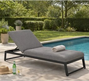 MELIA LIKA-TEX® sivé- luxusné záhradné ležadlo
