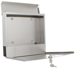 Rottner Poštová schránka KENSINGTON inox, 370 x 370 x 105 mm, nerez