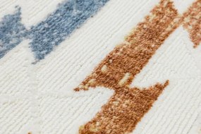 Koberec BROADWAY C0784 biely / žltý / krémový