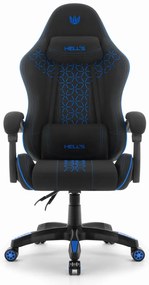Herná stolička HC-1008 2.0 s ergonomickými vankúšmi - čierno-modrá