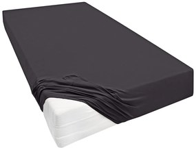 Biberna Napínacia plachta (antracitová, 140 – 160 x 200 – 220 cm)  (100251944)