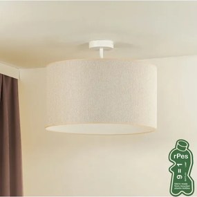 Duolla - Prisadený luster ROLLER ECO RECYCLING 1xE27/15W/230V pr. 45 cm krémová