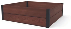 Keter Vyvýšený záhon Maple Square hnedá, 106 x 106 x 32 cm , M
