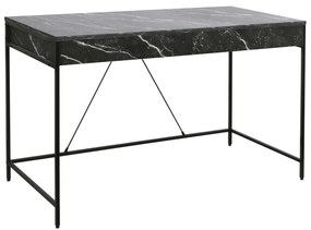 Psací stůl CARINI 120 cm černý mramor