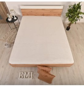 Plachta posteľná z mikroplyšu krémová EMI