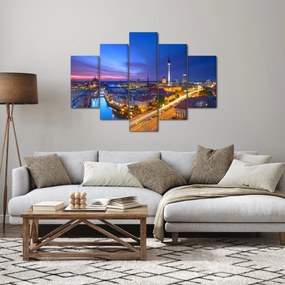 Obraz - Modré nebo nad Berlínom (150x105 cm)