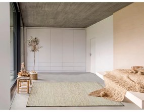 Béžový vlnený koberec Universal Kiran Liso, 160 x 230 cm