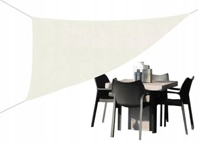 Tieniaca plachta na balkón - trojuholník - 3m - béžová (180g/m2)