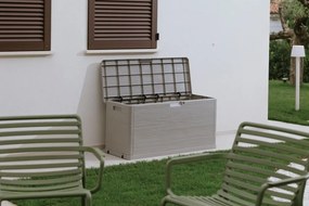WOODYS záhradný plastový úložný box 280 L, svetlo šedá