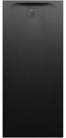 LAUFEN Pro obdĺžniková sprchová vanička z materiálu Marbond, odtok na kratšej strane, 1800 x 800 x 46 mm, čierna matná, H2119590800001