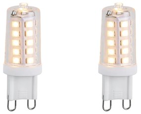 Sada 2 stmievateľných LED žiaroviek G9 3W 250lm 3000K
