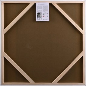 Obraz s ručne maľovanými prvkami 102x102 cm Confidential Green – Malerifabrikken