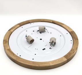 Brilagi - LED Stropné svietidlo BELLADONNA 3xE27/15W/230V pr. 50 cm krémová/dub