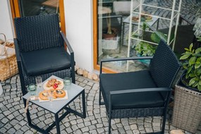 Čierny záhradný set JARDINES