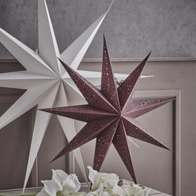 House Doctor Závesná svietiaca hviezda Point Star Burgundy 60 cm