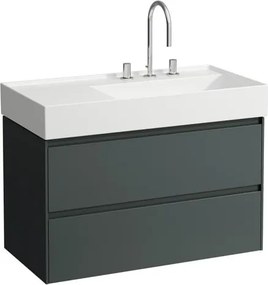 Laufen LANI skrinka pod umývadlo 88x45x51,5 cm mdf sivá H4039621122661