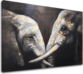 Obraz na plátne  SLONY 1 dielny XOBCHAN083