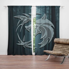 Sablio Záves Zaklínač V lese: 2ks 140x250cm