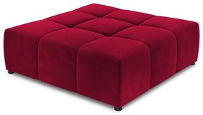 Červený zamatový modul pohovky Rome Velvet - Cosmopolitan Design