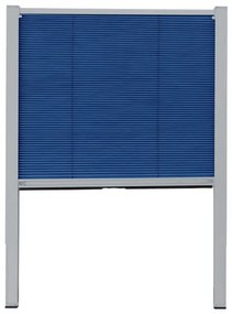 Livarno home Tepelnoizolačná plisovaná žalúzia na strešné okná Velux, 49,3 x 94 – 116 cm (modrá)  (100328943)