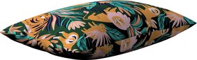 Karin - jednoduchá obliečka, 60x40cm farba produktu oranžová látka vzorované