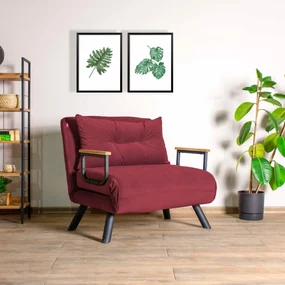 Kreslo Sando Single Maroon