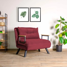 Kreslo Sando Single Maroon