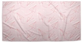 Sablio Uterák Ružové Papierové lastovičky - 50x100 cm