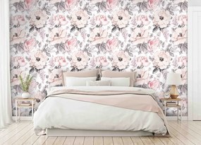 Manufakturer -  Tapeta floral pattern pink