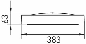 LED Stropné svietidlo SAMER LED/24W/230V 4000K